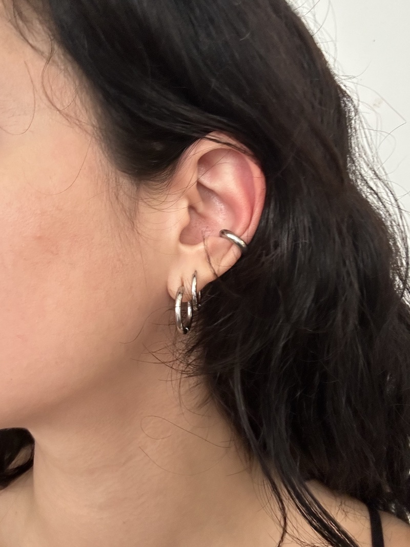 Photo du bijoux :  Earcuff argenté #2