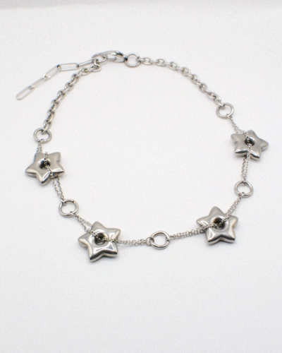 Miniature du produit Collier Ras de Cou Étoiles Argentées #2