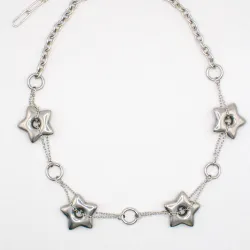 Miniature du produit Collier Ras de Cou Étoiles Argentées #3
