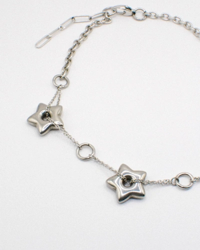 Miniature du produit Collier Ras de Cou Étoiles Argentées #5