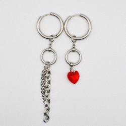 Photo du bijoux :  Boucles d’oreilles asymétriques « Afterparty » 