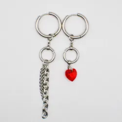 Miniature du produit Boucles d’oreilles asymétriques « Afterparty »  #1