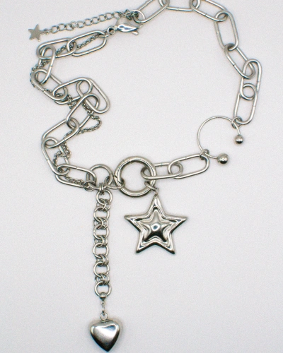 Miniature du produit Collier "Cosmic Drama" - argenté  #2