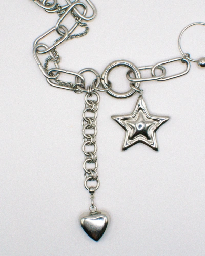 Miniature du produit Collier "Cosmic Drama" - argenté  #3