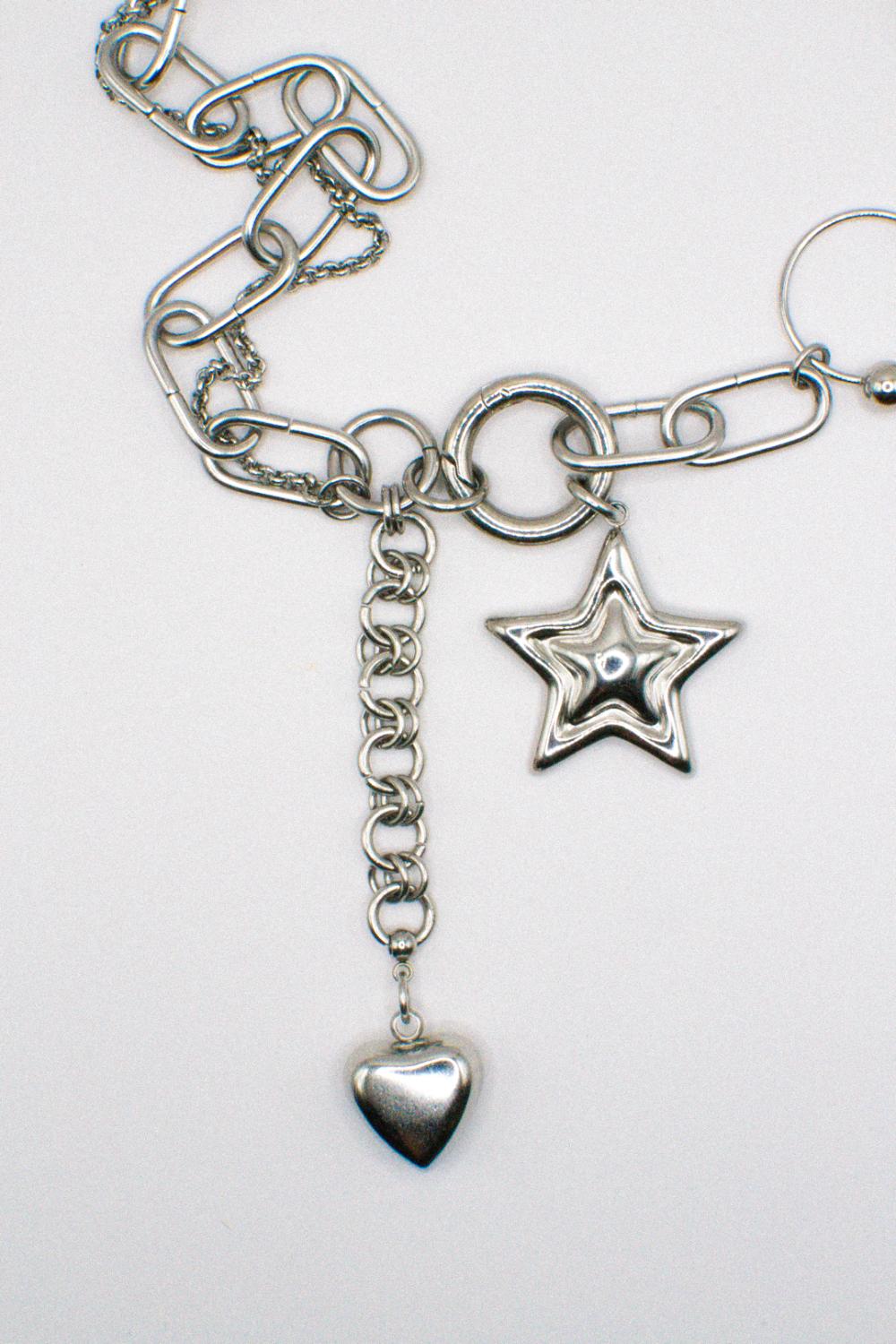 Photo du bijoux :  Collier "Cosmic Drama" - argenté  #3