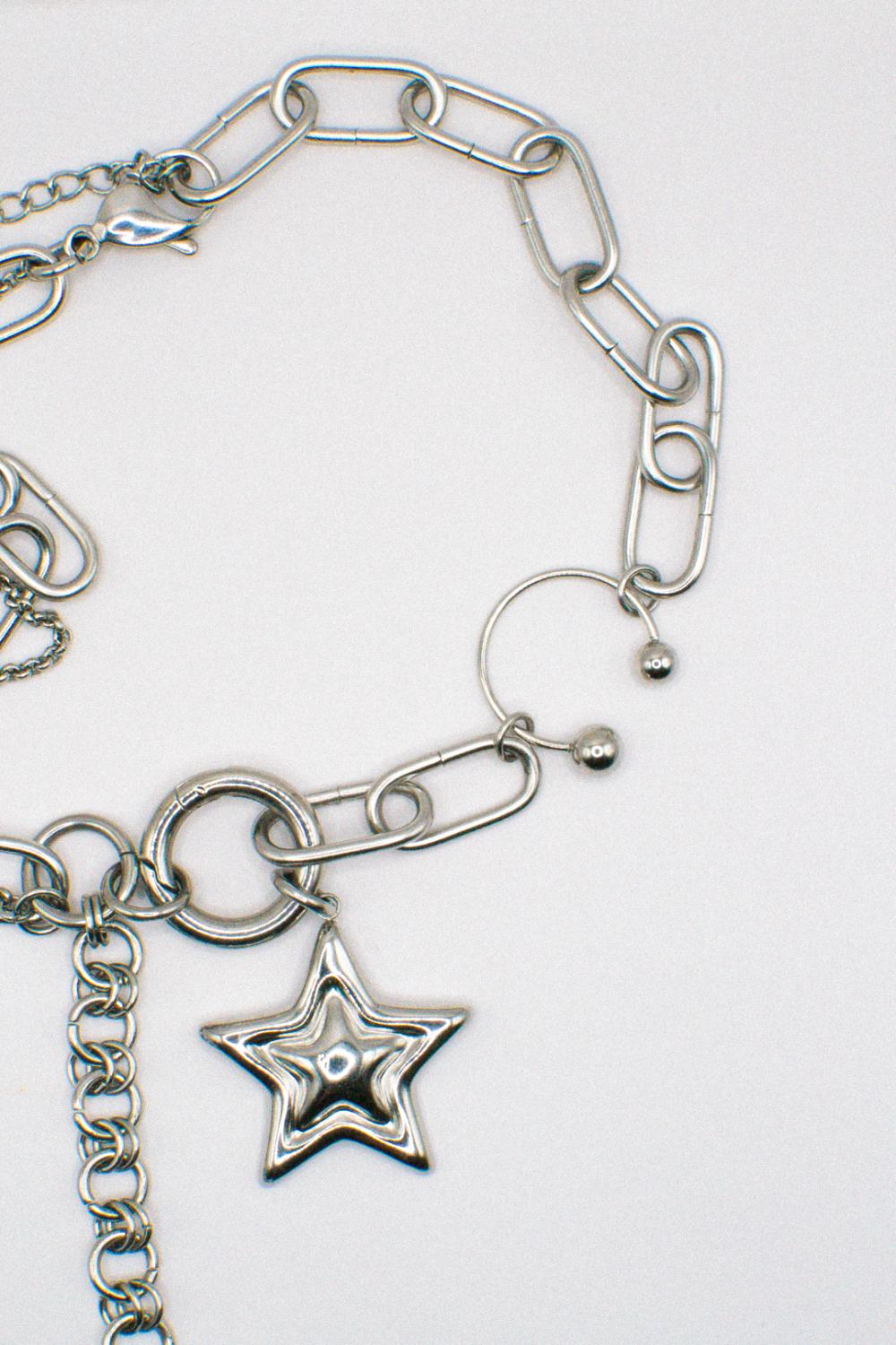 Photo du bijoux :  Collier "Cosmic Drama" - argenté  #4