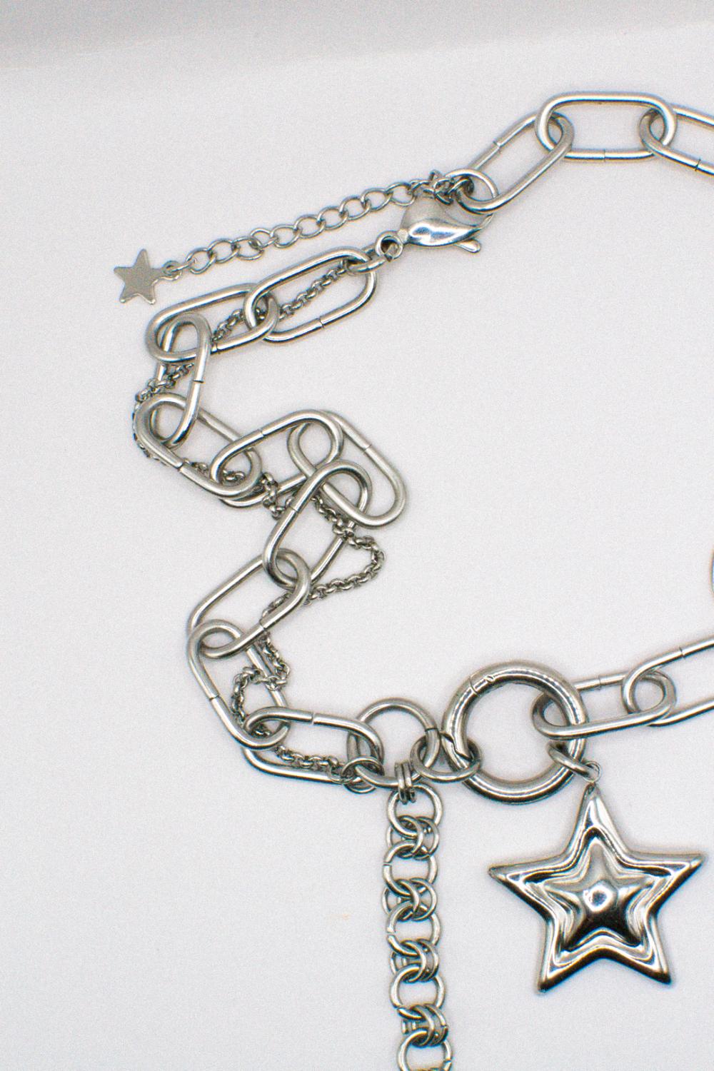 Photo du bijoux :  Collier "Cosmic Drama" - argenté  #5