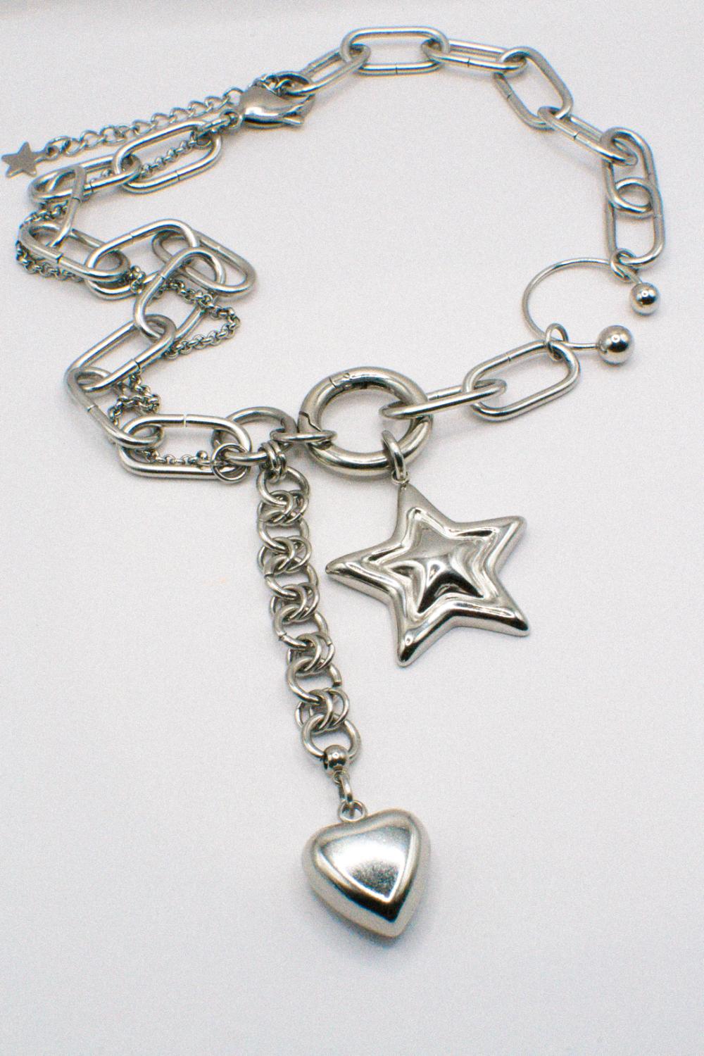 Photo du bijoux :  Collier "Cosmic Drama" - argenté  #6