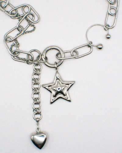 Miniature du produit Collier "Cosmic Drama" - argenté  #7