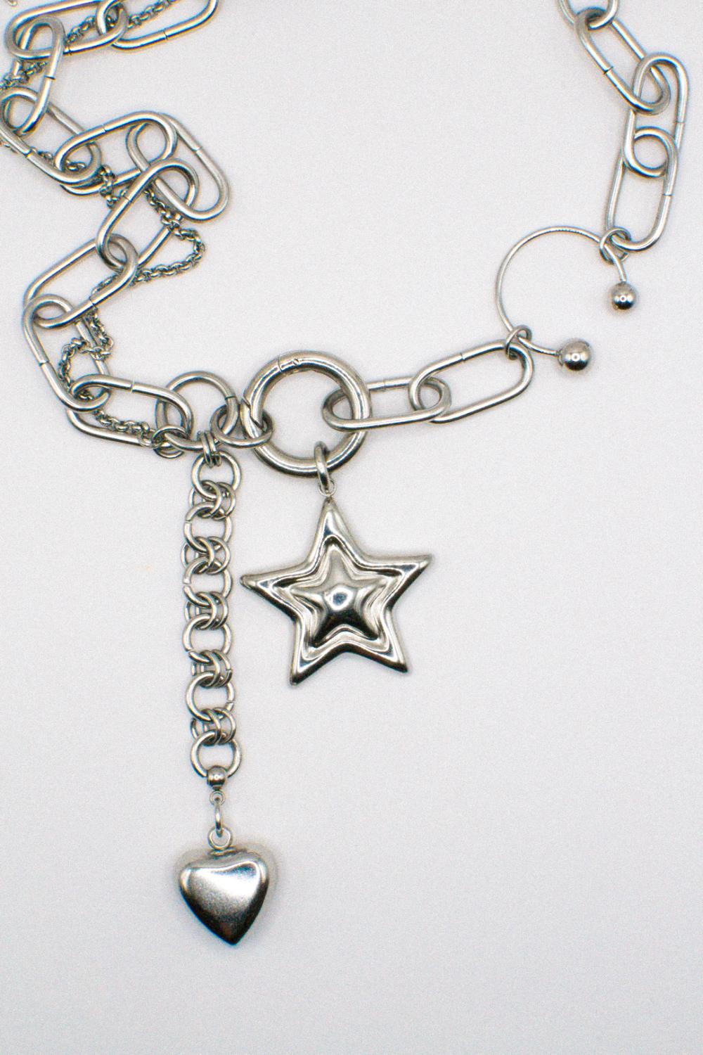 Photo du bijoux :  Collier "Cosmic Drama" - argenté  #7