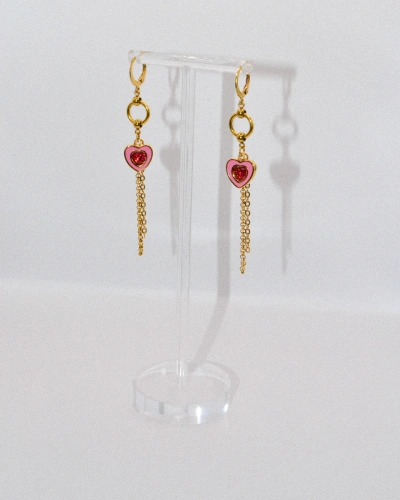 Miniature du produit Boucles d'oreilles "Cupid’s Off Duty" - acier inoxydable doré #5