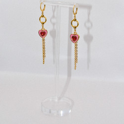 Miniature du produit Boucles d'oreilles "Cupid’s Off Duty" - acier inoxydable doré #5