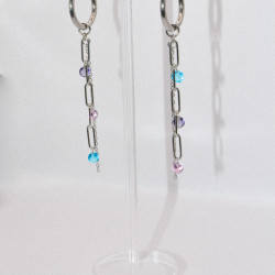 Miniature du produit Boucles d'oreilles "Electric Tears" - acier inoxydable  #2
