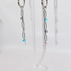 Miniature du produit Boucles d'oreilles "Electric Tears" - acier inoxydable  #2