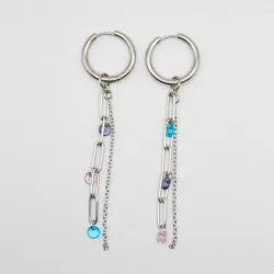 Miniature du produit Boucles d'oreilles "Electric Tears" - acier inoxydable  #3