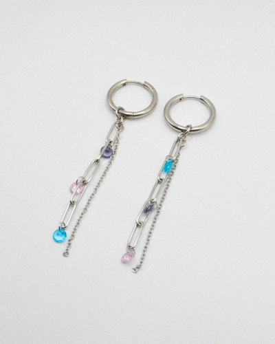 Miniature du produit Boucles d'oreilles "Electric Tears" - acier inoxydable  #4