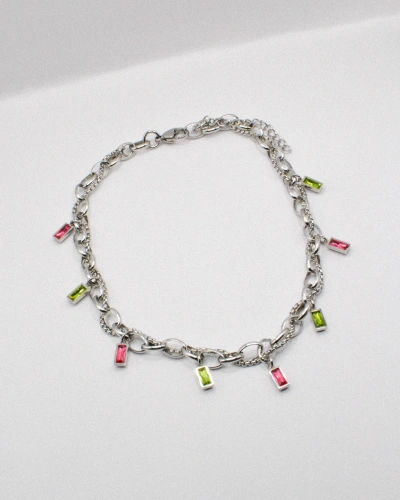 Miniature du produit Collier "Acid Dream" - acier inoxydable argenté #1