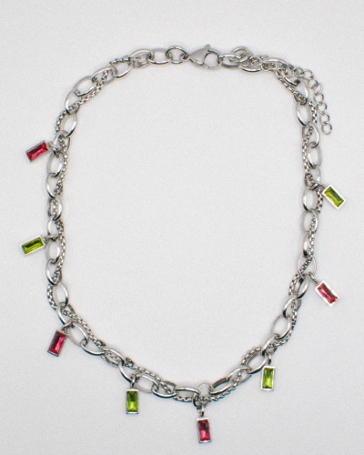 Miniature du produit Collier "Acid Dream" - acier inoxydable argenté #2