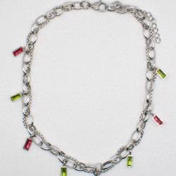 Miniature du produit Collier "Acid Dream" - acier inoxydable argenté #2