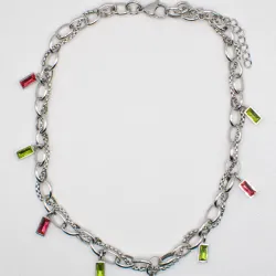 Miniature du produit Collier "Acid Dream" - acier inoxydable argenté #2