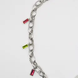 Miniature du produit Collier "Acid Dream" - acier inoxydable argenté #4