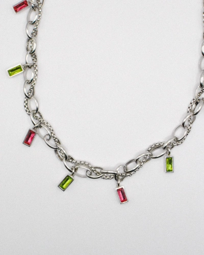 Miniature du produit Collier "Acid Dream" - acier inoxydable argenté #6