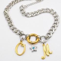 Miniature du produit Collier "Soir de match" - acier inoxydable - OM  #3
